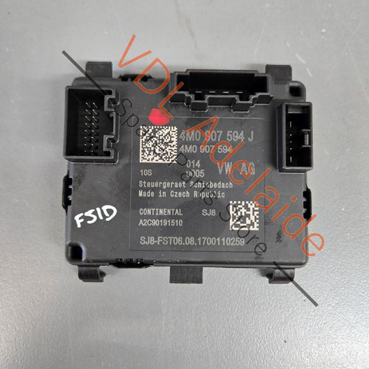4M0907594J 4K0907594AC  Audi RS5 F5 B9 Control Unit for Sunroof 4M0907594J 4K0907594AC