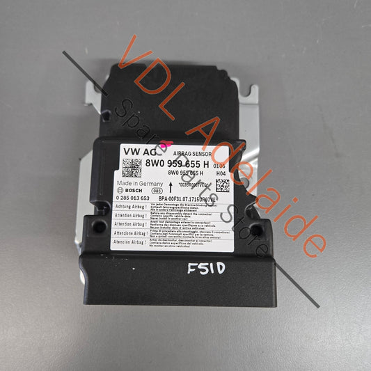 8W0959655H   Audi A5 S5 RS5 B9 Airbag Control Module 8W0959655H