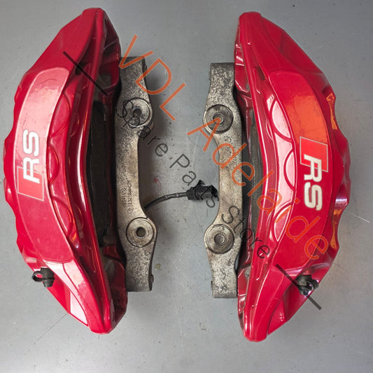 8W0615107N 8W0615108N   Audi B9 RS4 RS5 Front Brake Caliper Set suit 375mm x 36mm Brake Rotor