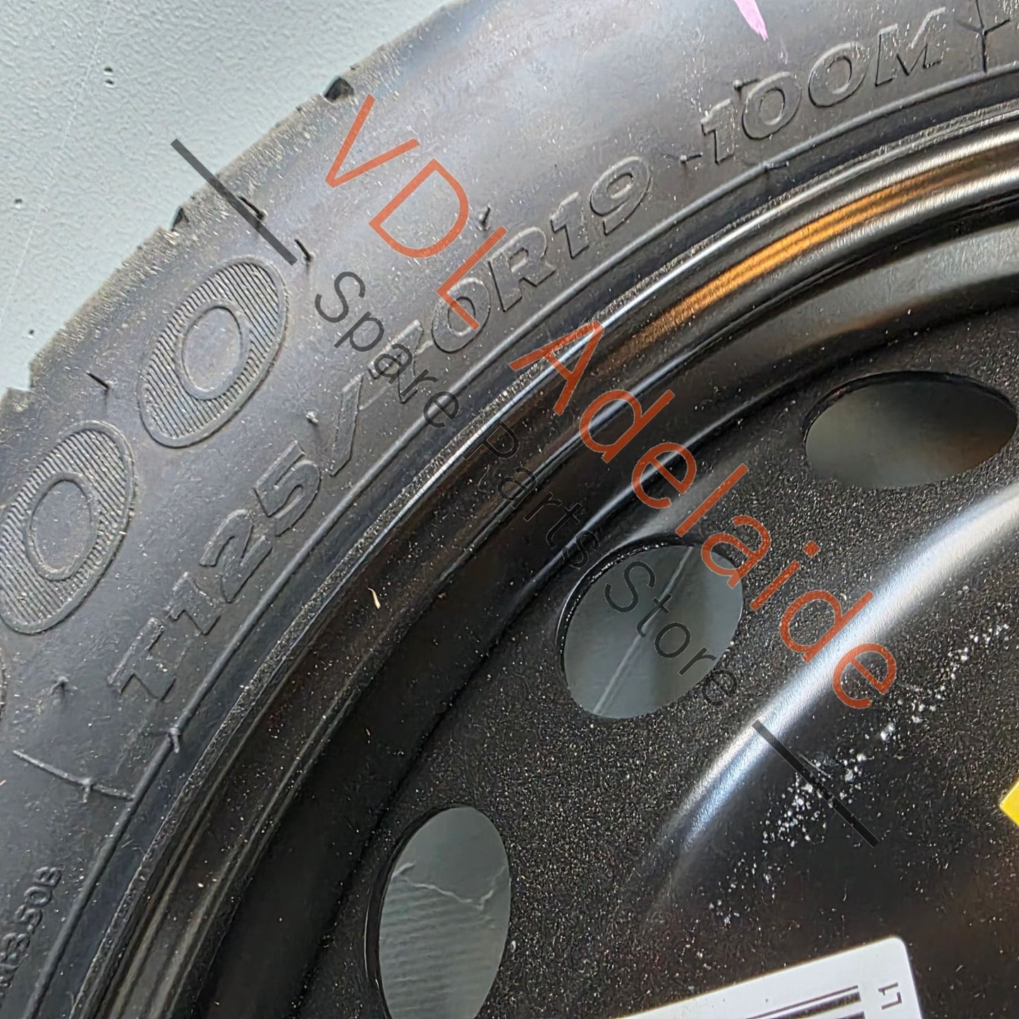 8W0601027C    Audi 19in Space Saver Spare Wheel 8W0601027C