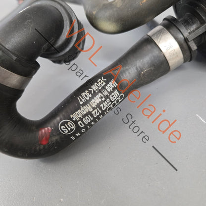 8W2122109D    Audi RS5 Coolant Reservoir Bleeder Pipe Hose 8W0122109D