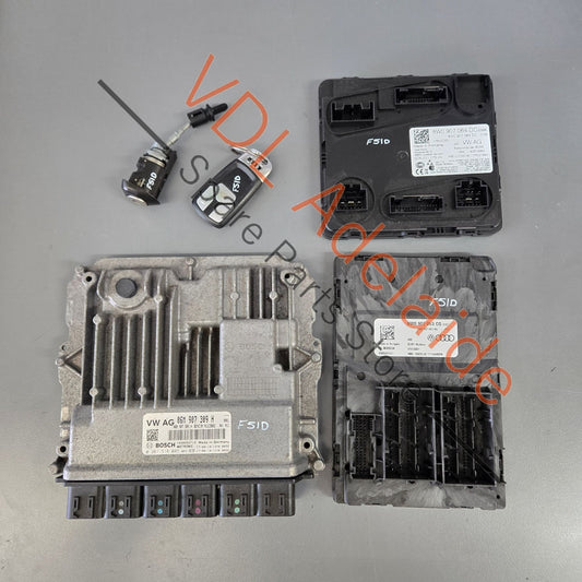 06M907309H 8W09075518WB 8W0907063CG 8W0907064DC Audi RS5 B9 ECU BCM1 and BCM2 Key Set