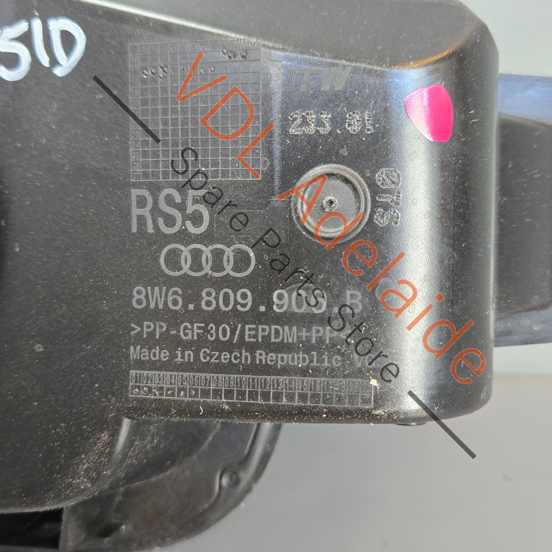 8W6809907B 8W6809906B   Audi RS5 Petrol Gas Fuel Filler Door Cap Flap Daytona Grey 6Y / Z7S