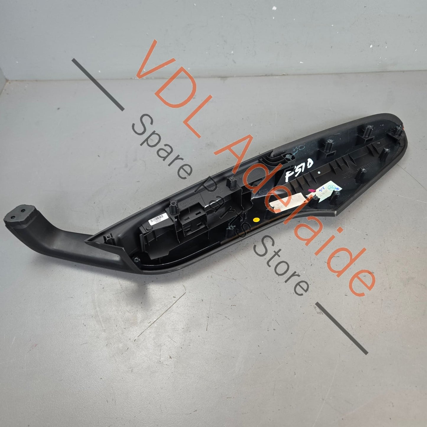 8W6867173BMCB 8W6867174BMCB   Audi RS5 B9 Interior Door Handle Trim Set Black Leather Red Stitch 8W6867174B MCB 8W6867173B MCB