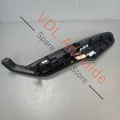 8W6867173BMCB 8W6867174BMCB   Audi RS5 B9 Interior Door Handle Trim Set Black Leather Red Stitch 8W6867174B MCB 8W6867173B MCB