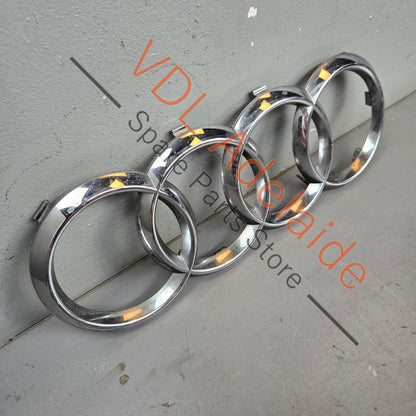 8T0853605 8T08536052ZZ   Audi RS5 Front Grille Badge Audi Rings 8T0853605 2ZZ
