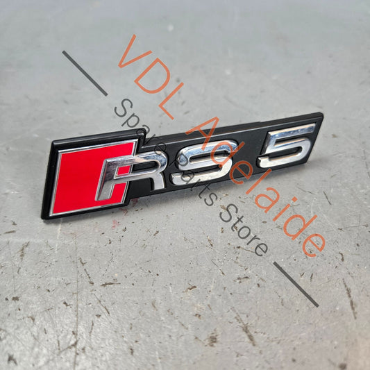8W6853736C2ZZ    Audi RS5 Front Grille Badge Chrome 8W6853736C  2ZZ