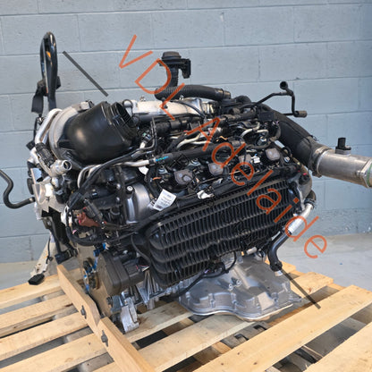 CZAC 057100031N   Bentley Bentayga Audi SQ7 4.0 V8 Engine CZAC 320kw Twin Turbo Complete Long Drop out Motor