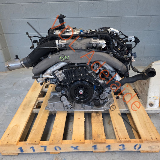 CZAC 057100031N   Bentley Bentayga Audi SQ7 4.0 V8 Engine CZAC 320kw Twin Turbo Complete Long Drop out Motor