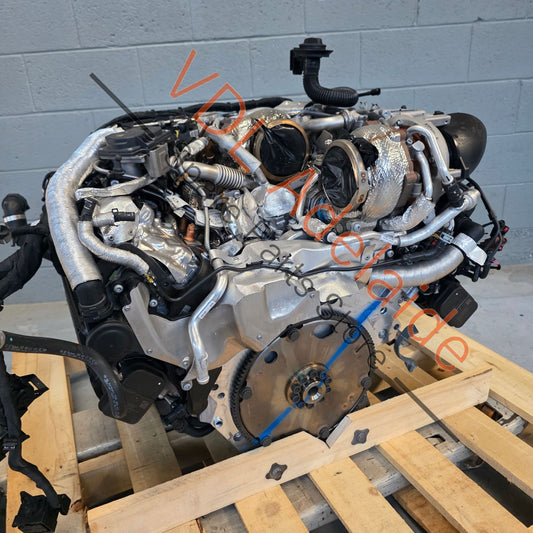 CZAC 057100031N   Bentley Bentayga Audi SQ7 4.0 V8 Engine CZAC 320kw Twin Turbo Complete Long Drop out Motor