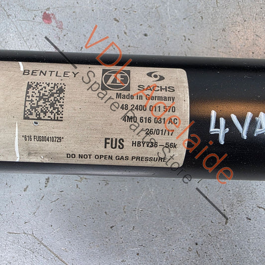 4M0513021AT 4M0513021AK   Bentley Bentayga Pair of Rear Shock Absorbers Electronic / CDC 4M0513021AT