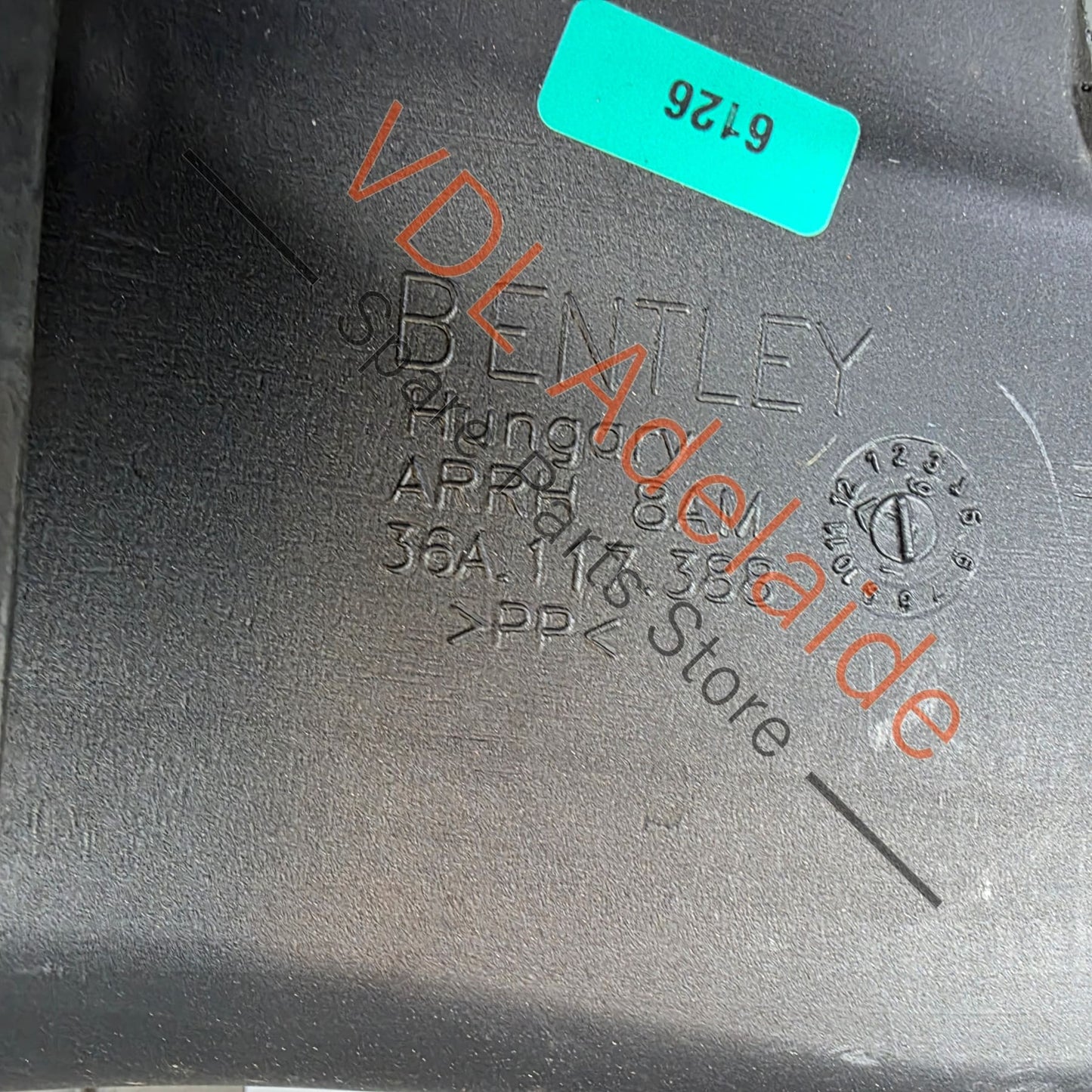 36A117340    Bentley Bentayga V8 Right Side Radiator Air Duct Guide 36A117340
