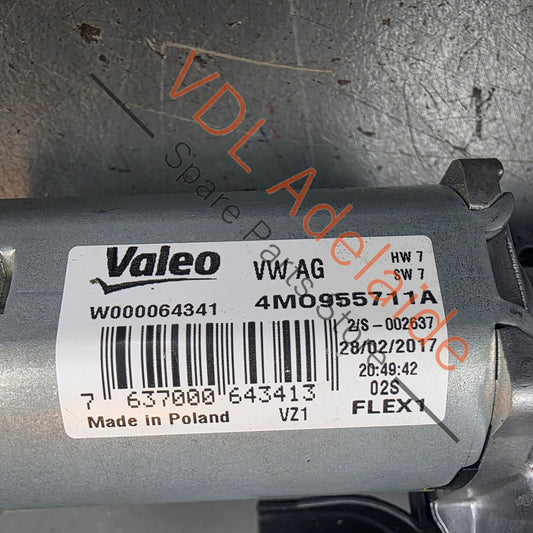 4M0955711A    Audi A4 S4 B9 Rear Windshield Windscreen Wiper Motor 4M0955711A