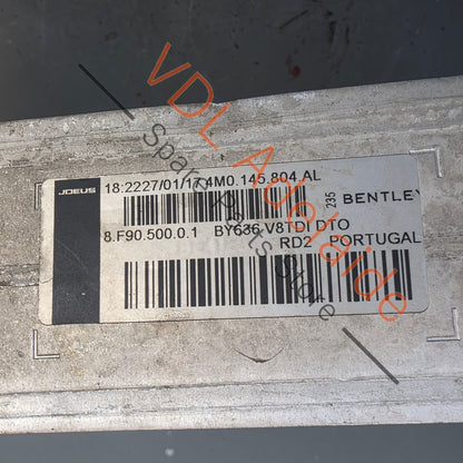4M0145804BA 4M0145804AL   Bentley Bentayga V8 Diesel Right Side Charge Air Cooler Intercooler Aluminium 4M0145804AL 4M0145804BA