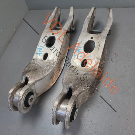 4M0505311J    Audi Q7 Porsche Cayenne Touareg Bentayga Rear Suspension Lower Control Arms Pair 4M0505311J