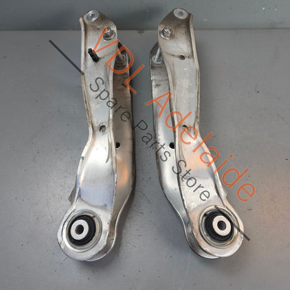 4M0505311J    Audi Q7 Porsche Cayenne Touareg Bentayga Rear Suspension Lower Control Arms Pair 4M0505311J