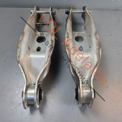 4M0505311J    Audi Q7 Porsche Cayenne Touareg Bentayga Rear Suspension Lower Control Arms Pair 4M0505311J