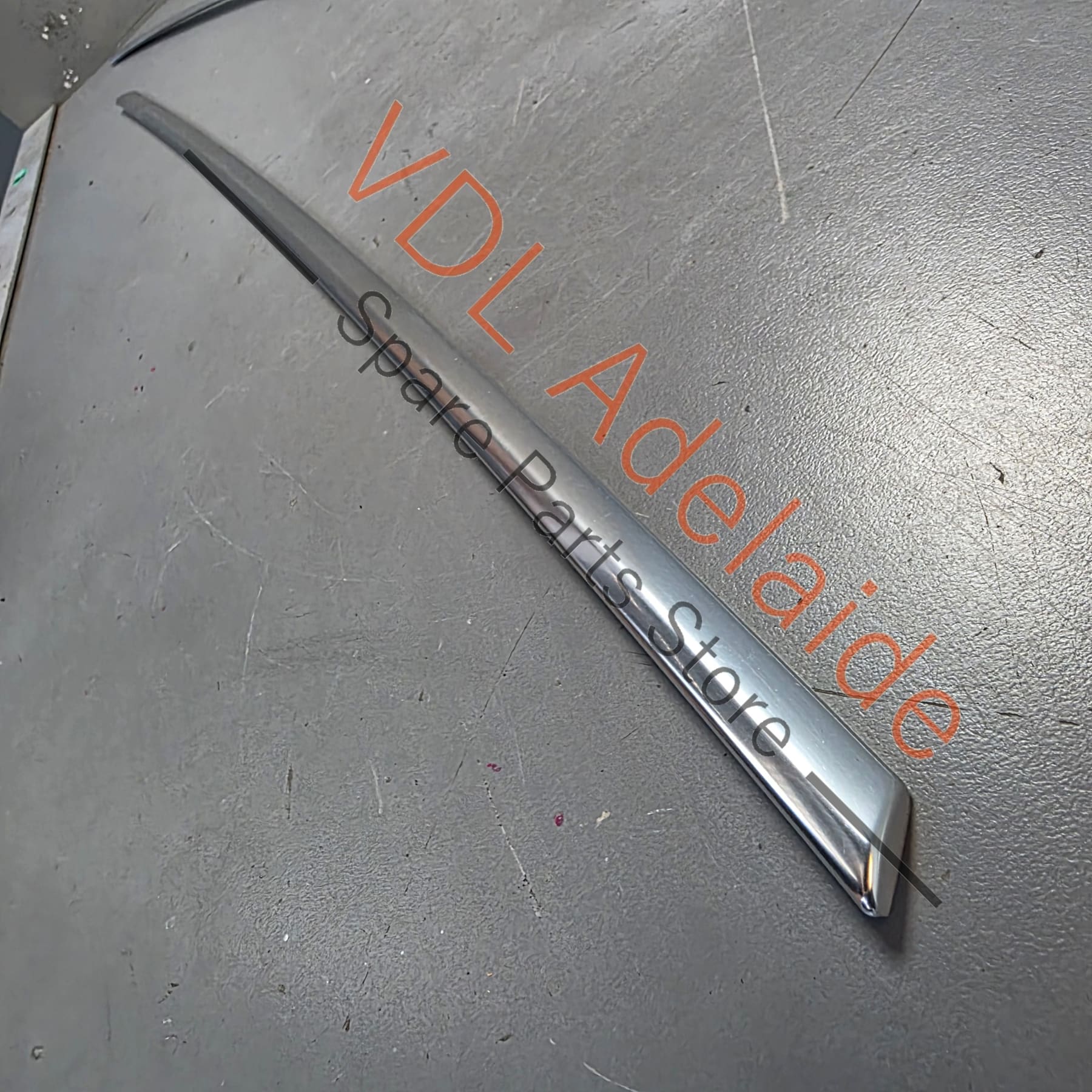 36A853907   Bentley Bentayga 4V Chrome Door Trim Strip for Window Rear Left Upper 36A853907