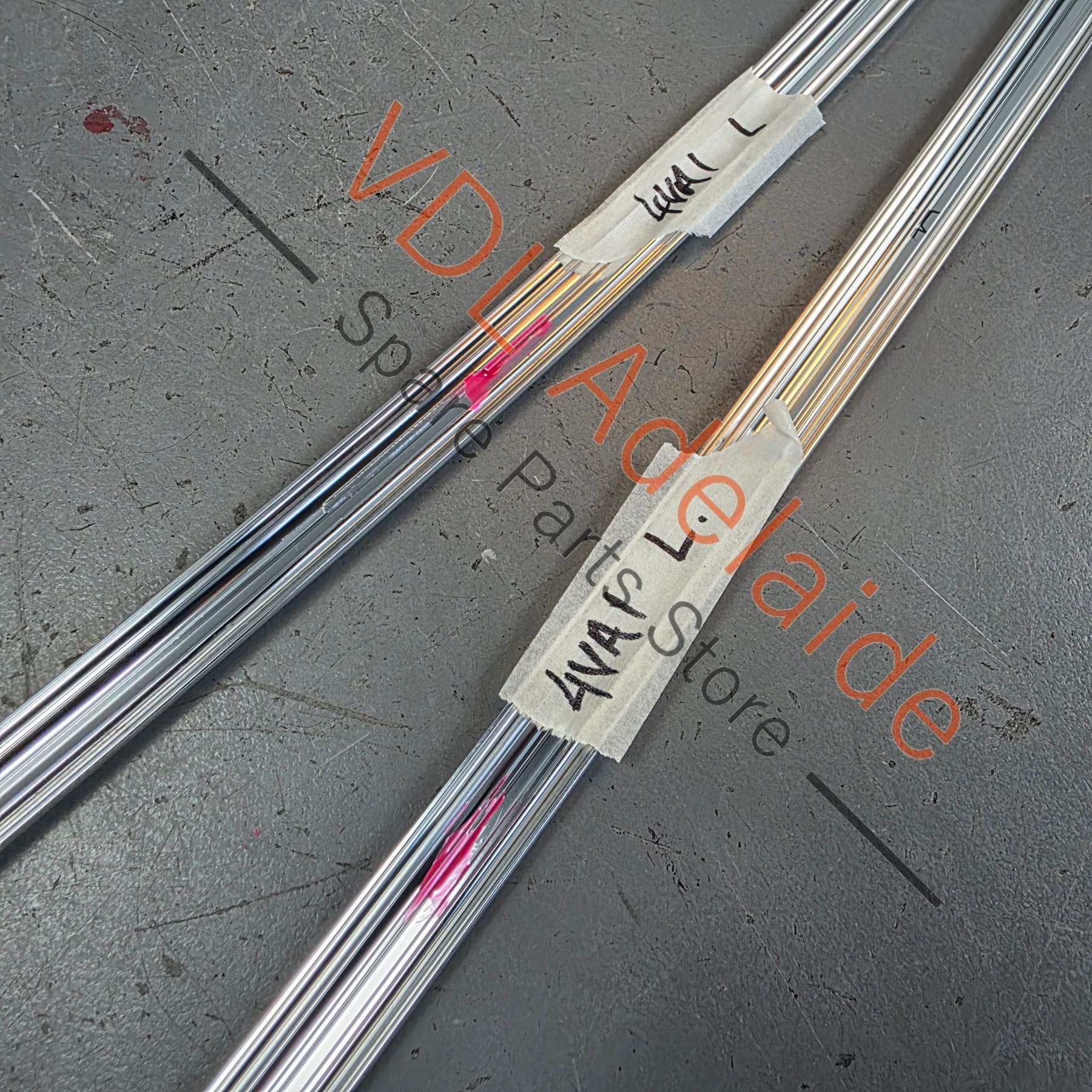 36A853985   Bentley Bentayga 4V Chrome Door Trim Strip for Window Front Left Upper 36A853985