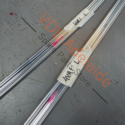 36A853985   Bentley Bentayga 4V Chrome Door Trim Strip for Window Front Left Upper 36A853985