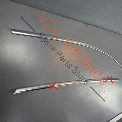 36A853986   Bentley Bentayga 4V Chrome Door Trim Strip for Window Front Right Upper 36A853986