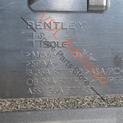 36A827933D   Bentley Bentayga 4V Rear Trunk Boot Spoiler 36A827933D