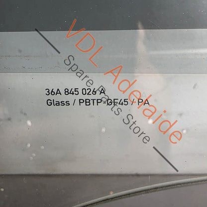 36A845026A   Bentley Bentayga 4V Right Rear Door Glass Window 36A845026A
