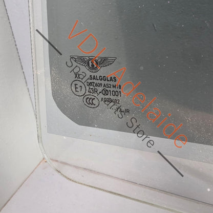 36A845025A   Bentley Bentayga 4V Left Rear Door Glass Window 36A845025A