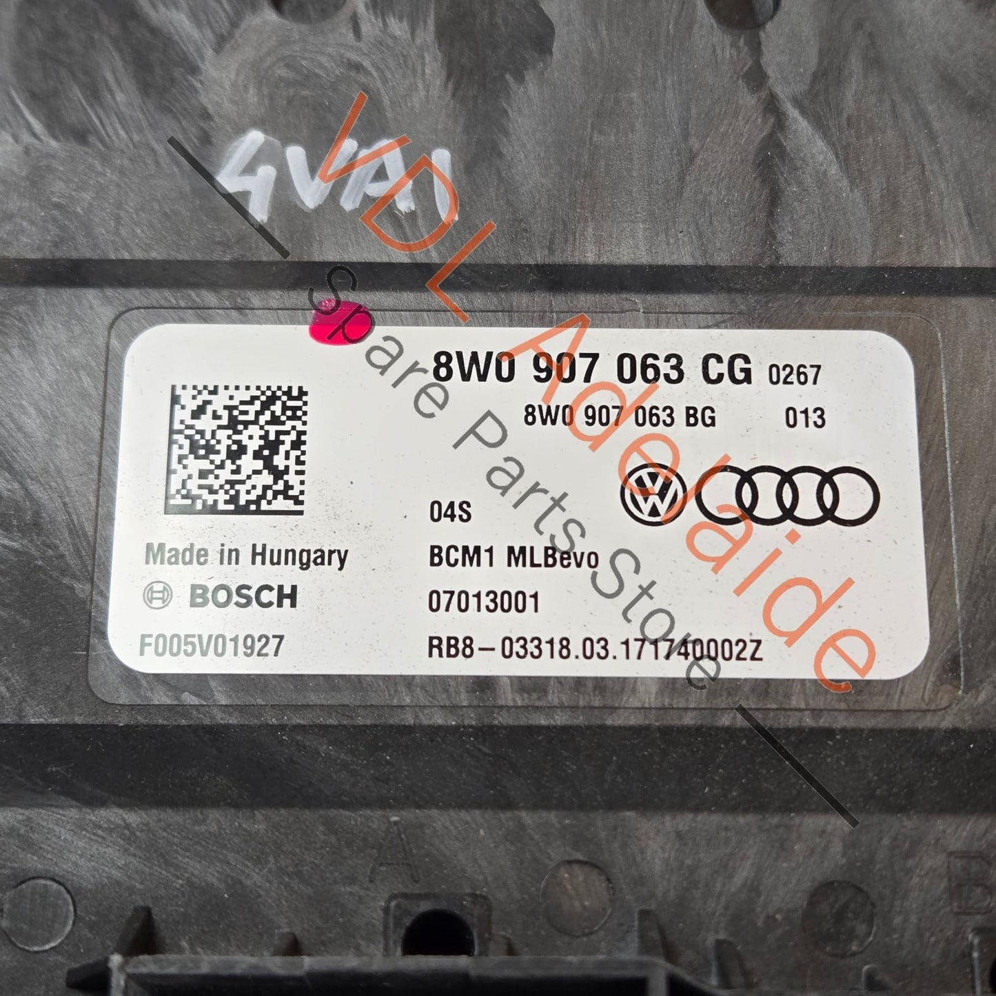 8W0907063CG    Bentley Bentayga Front Body Control Module 8W0907063CG