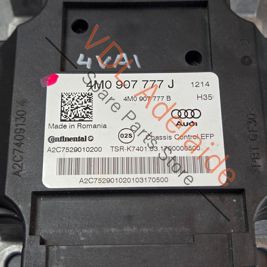 4M0907777J    Bentley Bentayga Chassis Control Unit Module 4M0907777J