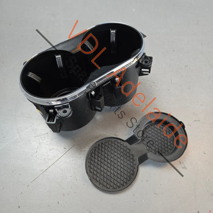 36A862533 36A860687   Bentley Bentayga Centre Console Drinks Cup Holder with Chrome Surround 36A860687 36A862533