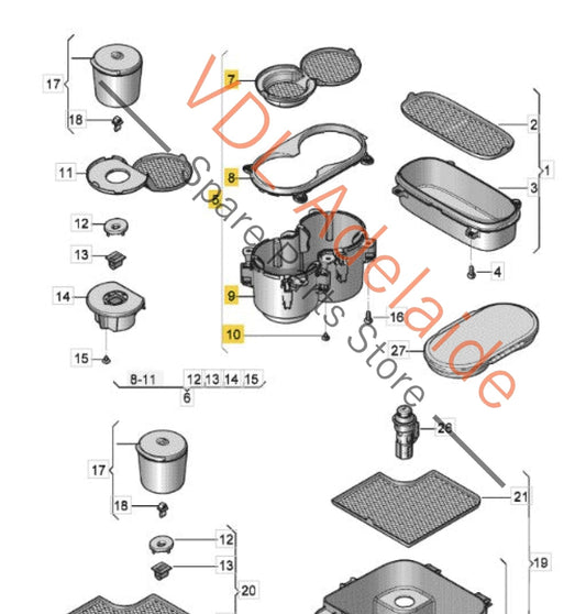 36A862533 36A860687   Bentley Bentayga Centre Console Drinks Cup Holder with Chrome Surround 36A860687 36A862533