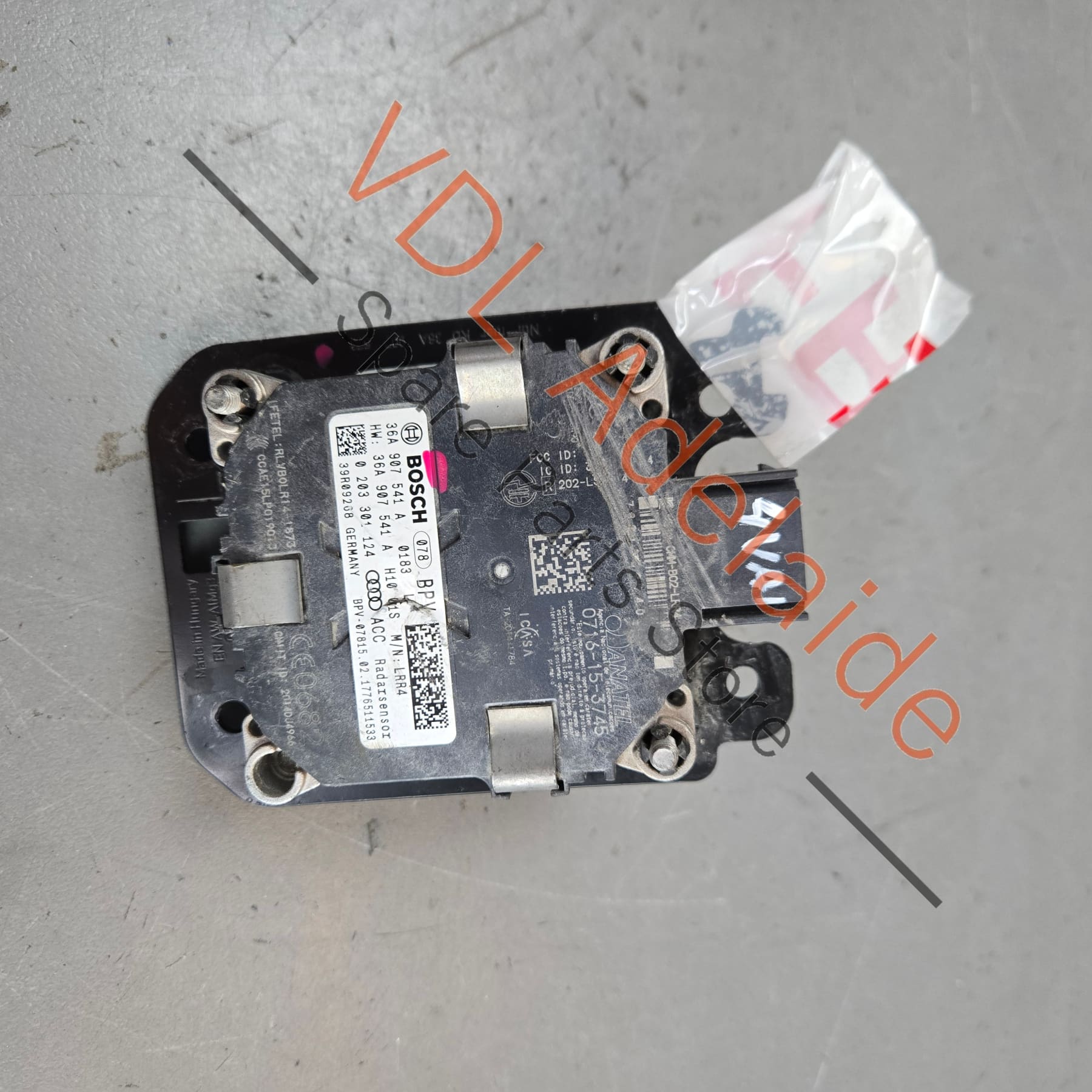 36A907541A    Bentley Bentayga Front Radar Sensor Left LHS 36A907541A