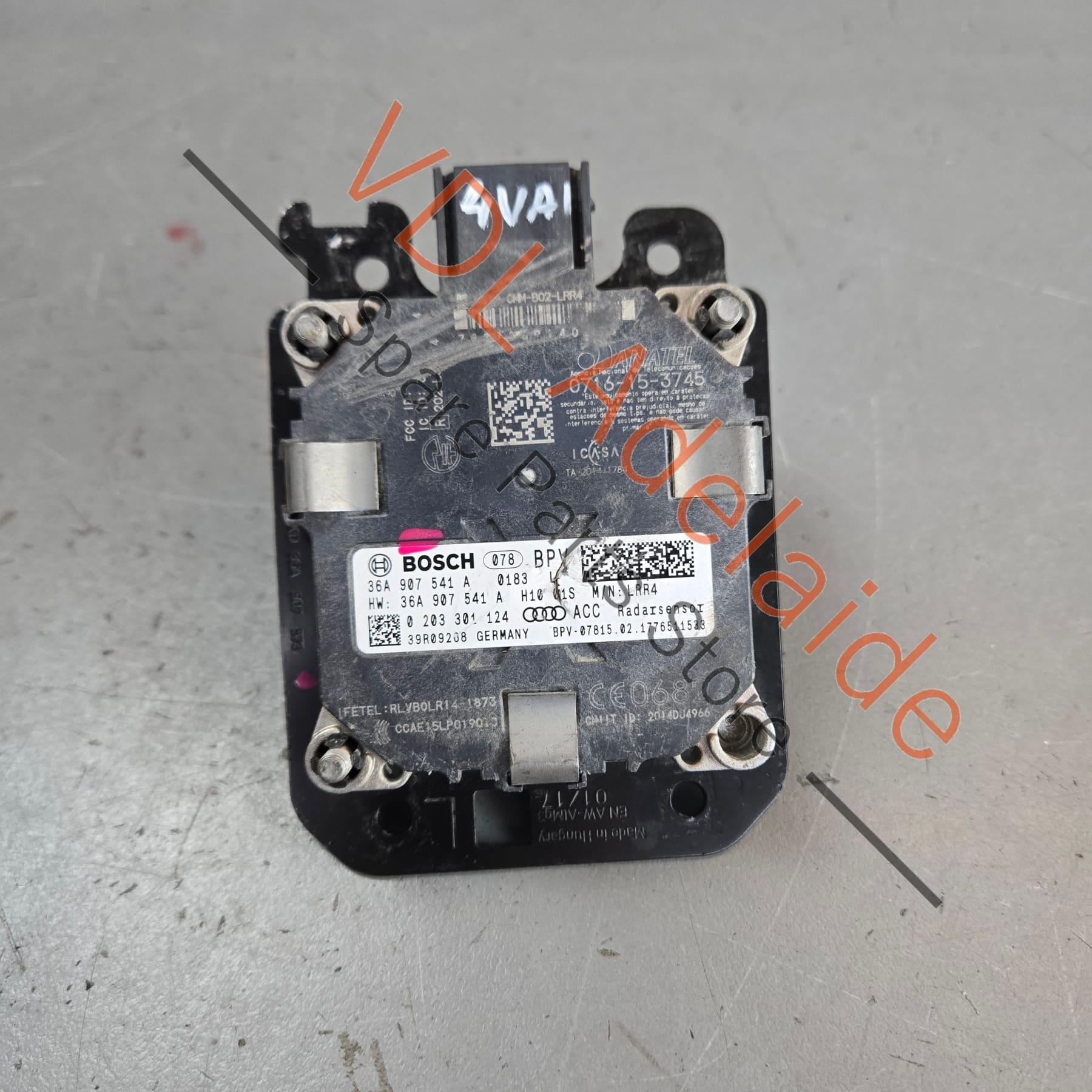 36A907541A    Bentley Bentayga Front Radar Sensor Left LHS 36A907541A