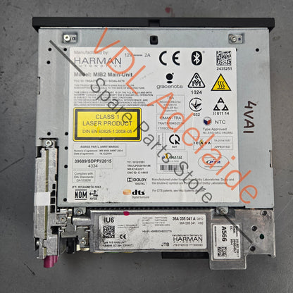 36A035041A    Bentley Bentayga Main Radio Central Computer MIB2 MIB Premium 36A035041A