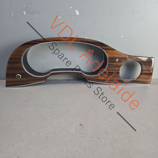 36C857054B    Bentley Bentayga Instrument Trim Dash Wood Liquid Amber Veneered Dashboard Interior 36C857054B