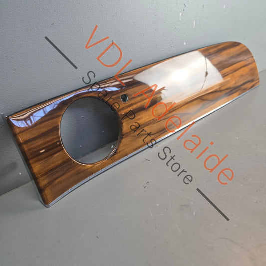 36C857053B    Bentley Bentayga Passenger Glovebox Trim Dash Wood Liquid Amber Veneered Interior 36C857053B