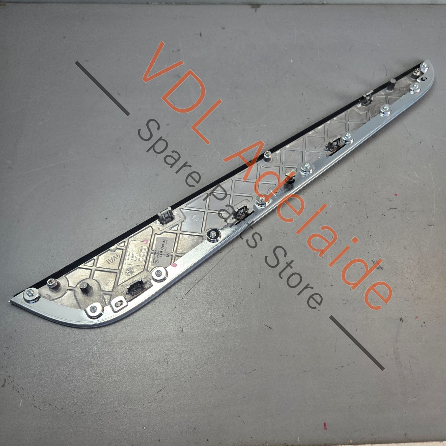 36A867775 36A867449   Bentley Bentayga Rear Left Door Trim Insert Wood Liquid Amber Veneered Interior 36A867775