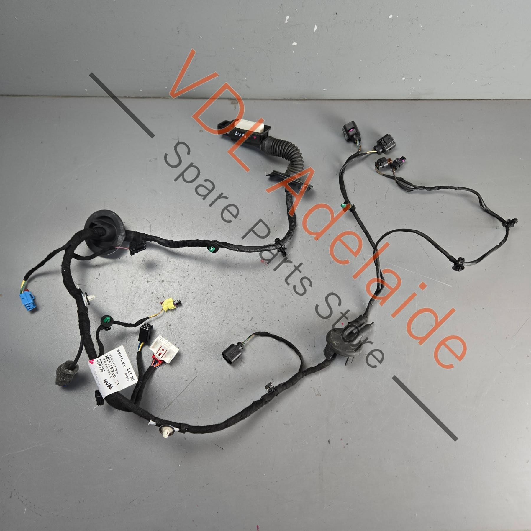 36C971029BQ 36C971029CR   Bentley Bentayga Front Passenger Door Wiring Harness Cable 36C971029BQ 36C971029CR