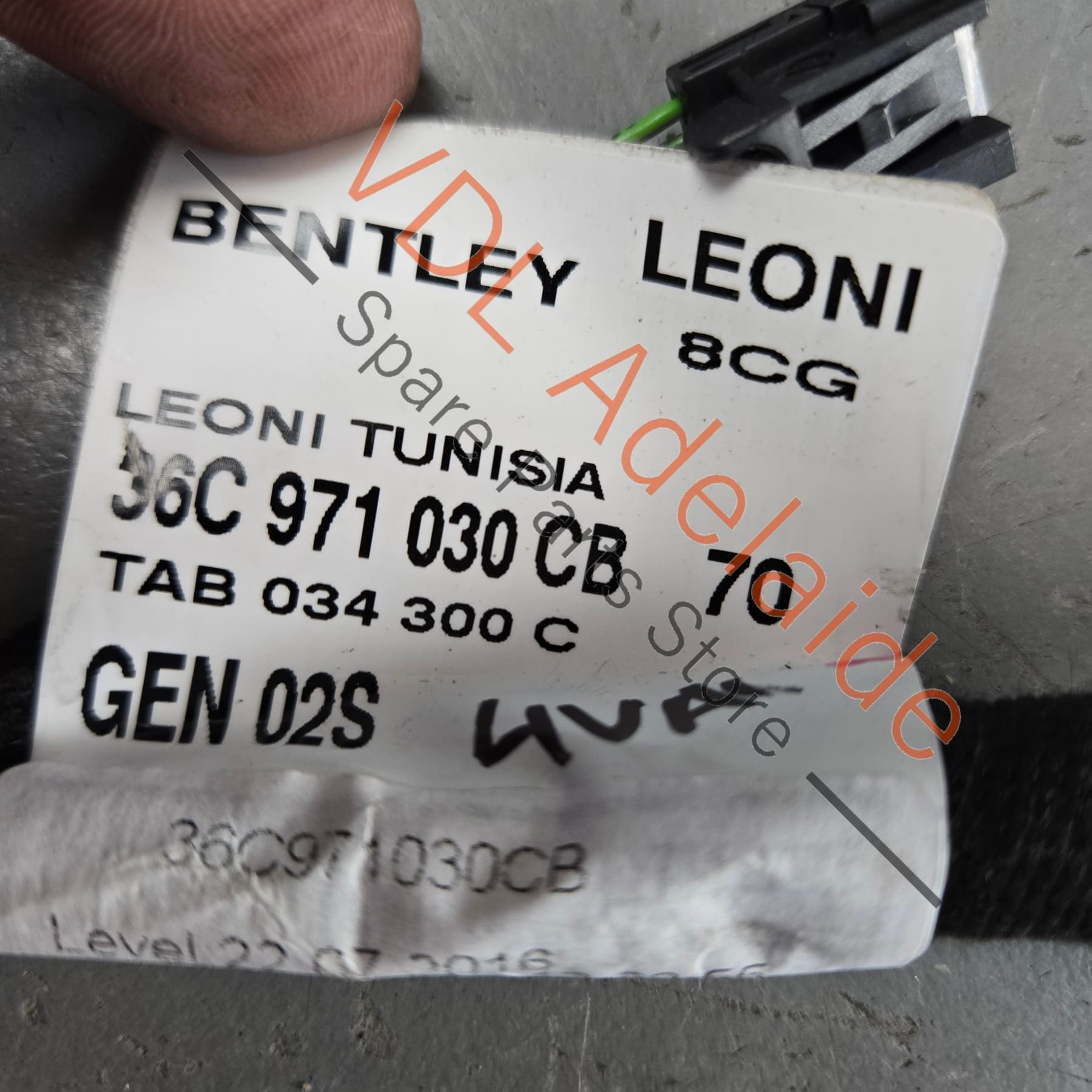 36C971030CB 36C971030DC   Bentley Bentayga Front Right Drivers Door Wiring Harness Cable 36C971030CB 36C971030DC