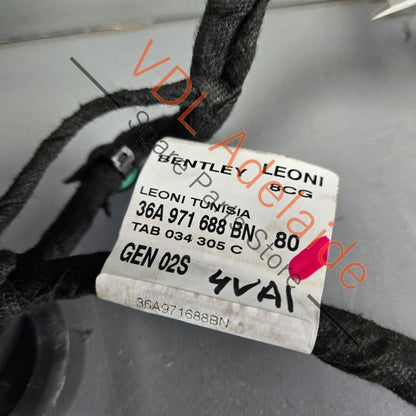 36A971688BN 36A971688CG   Bentley Bentayga Rear Right Drivers Door Wiring Harness Cable 36A971688BN 36A971688CG