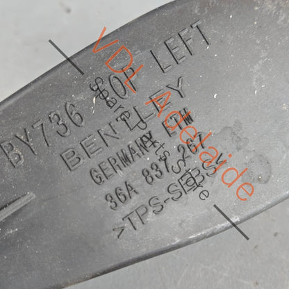 36A837267    Bentley Bentayga Front Door Check Strap 36A837267