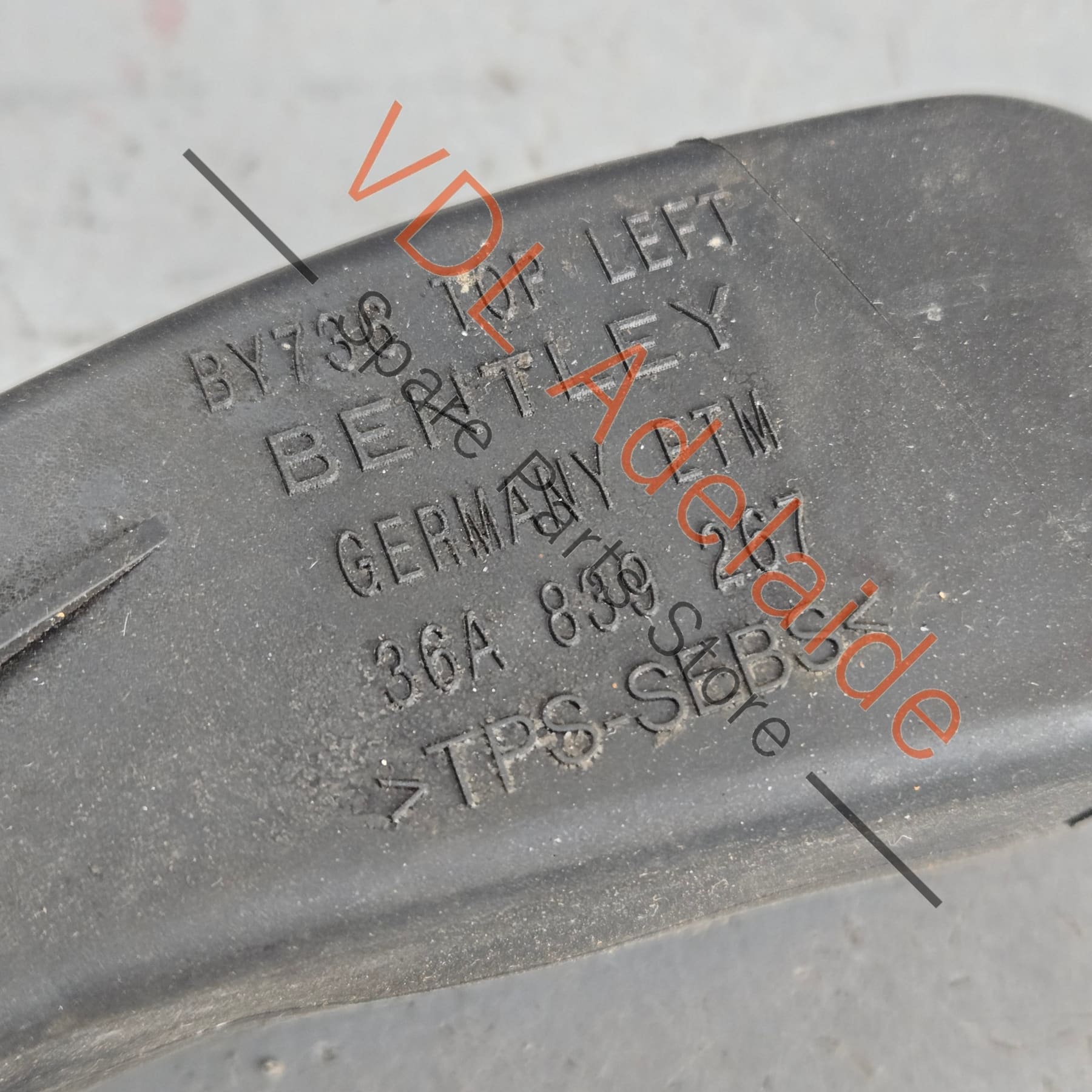 36A839267    Bentley Bentayga Rear Door Check Strap 36A839267