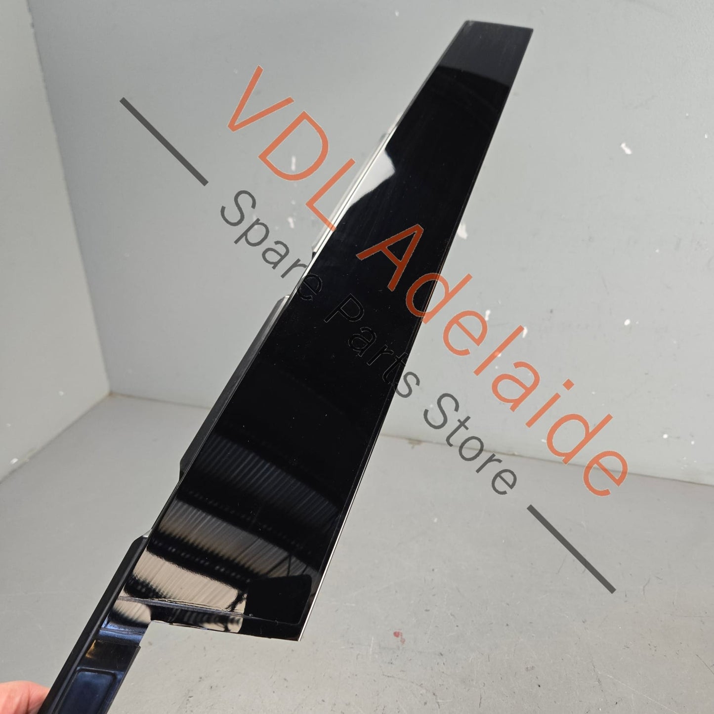 36A837901    Bentley Bentayga Exterior B Pillar Trim Gloss Black 36A837901 Front Left