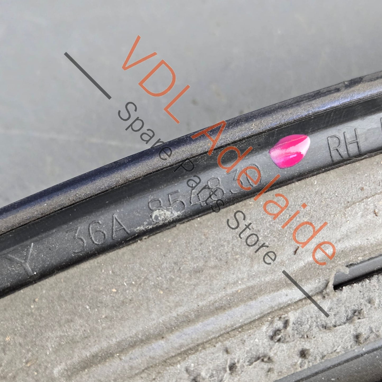 36A854820    Bentley Bentayga Right Rear Door Wheel Arch Extension Molding 36A854820