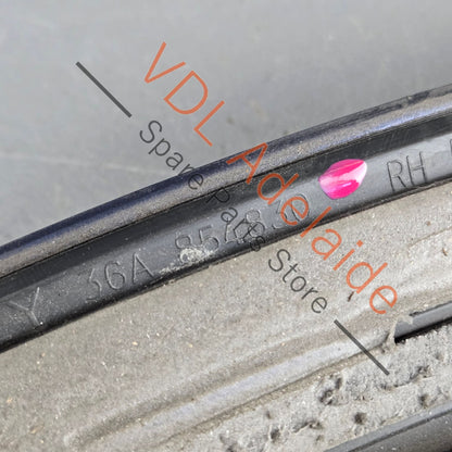 36A854820    Bentley Bentayga Right Rear Door Wheel Arch Extension Molding 36A854820