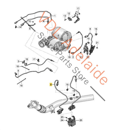 4M0906261C 4M0906261N 4M0906261F 4M0906261J Audi VW Bentley Exhaust Particle Sensor 4M0906261N 4M0906261C GENUINE OEM