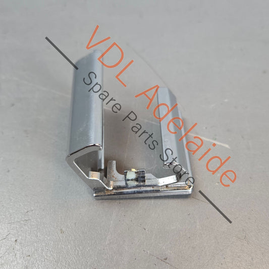 4M0881347    Bentley Bentayga Front Seat Rail Cover Chrome Trim Left