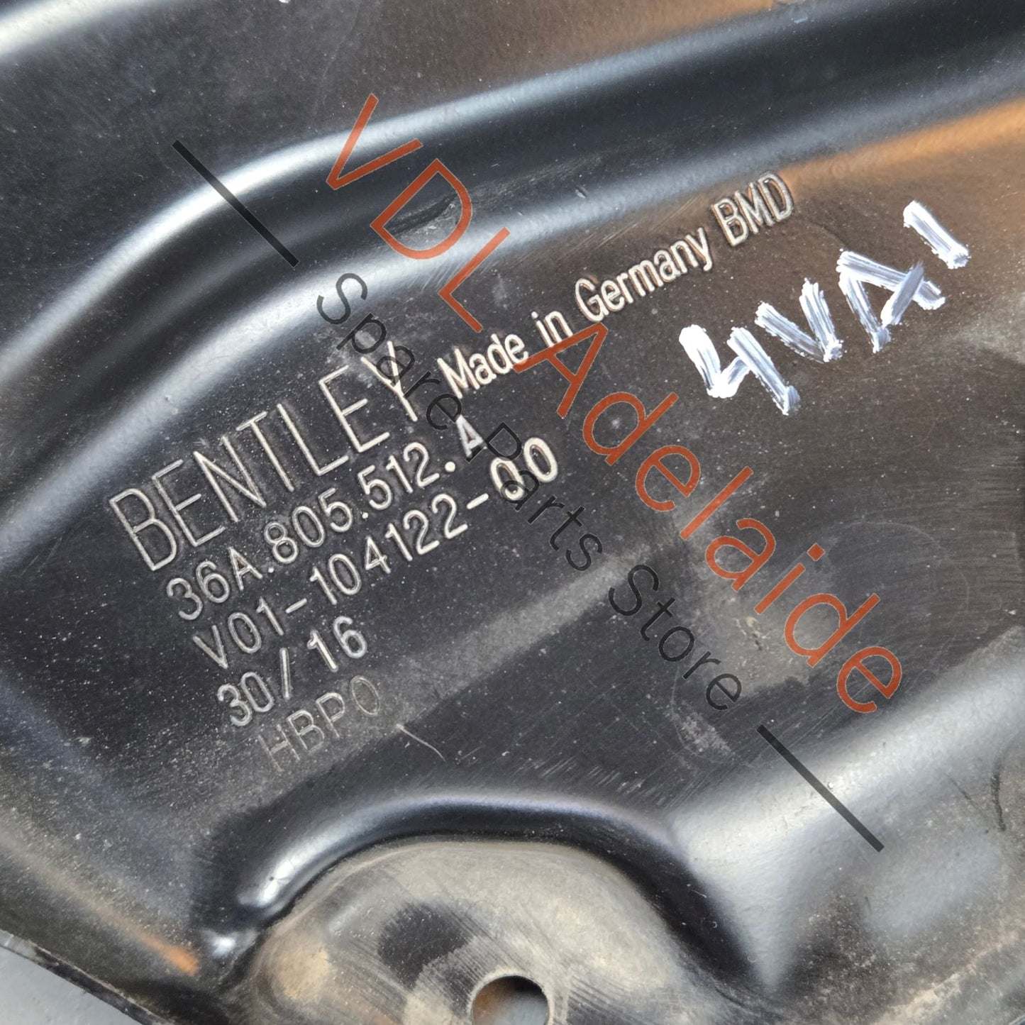36A805512A 36A805512B   Bentley Bentayga Engine Bay Intercooler Headlight Mounting Bracket Right 36A805512B