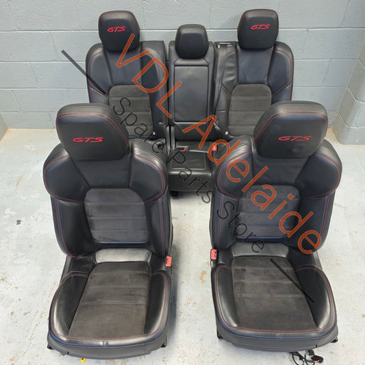 Porsche Cayenne 958 GTS Interior Set of Alcantara Seats & Door Cards